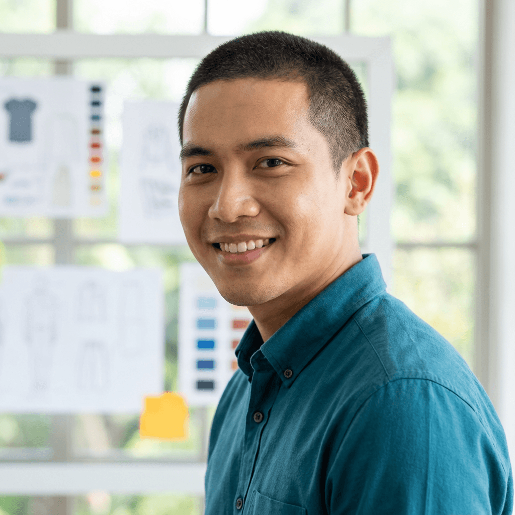 David, art enthusiast, closely examining the details of a GaleForge3D creature